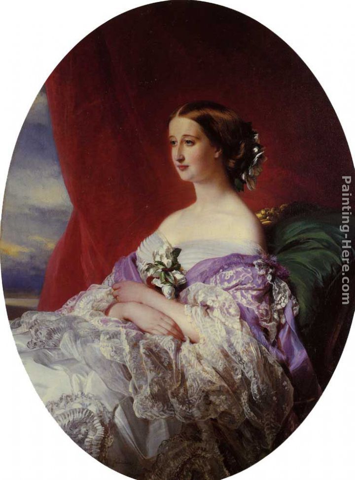 The Empress Eugenie painting - Franz Xavier Winterhalter The Empress Eugenie art painting